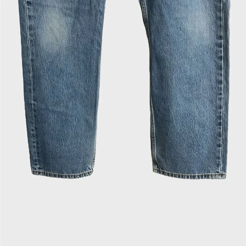 Levi's Men's 505 Regular Fit Non-Stretch Jeans Size 40x30 Medium Wash Streetwear